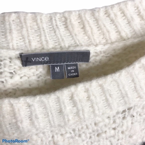 Vince black and white striped wool blend sweater - Picture 8 of 8